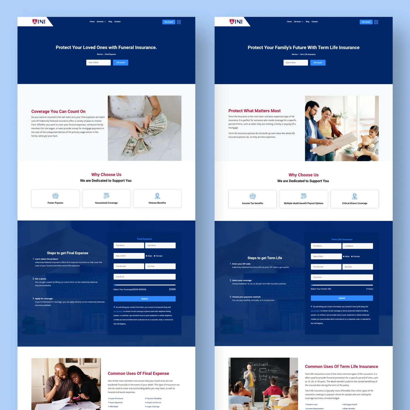 INI Website screenshot 3