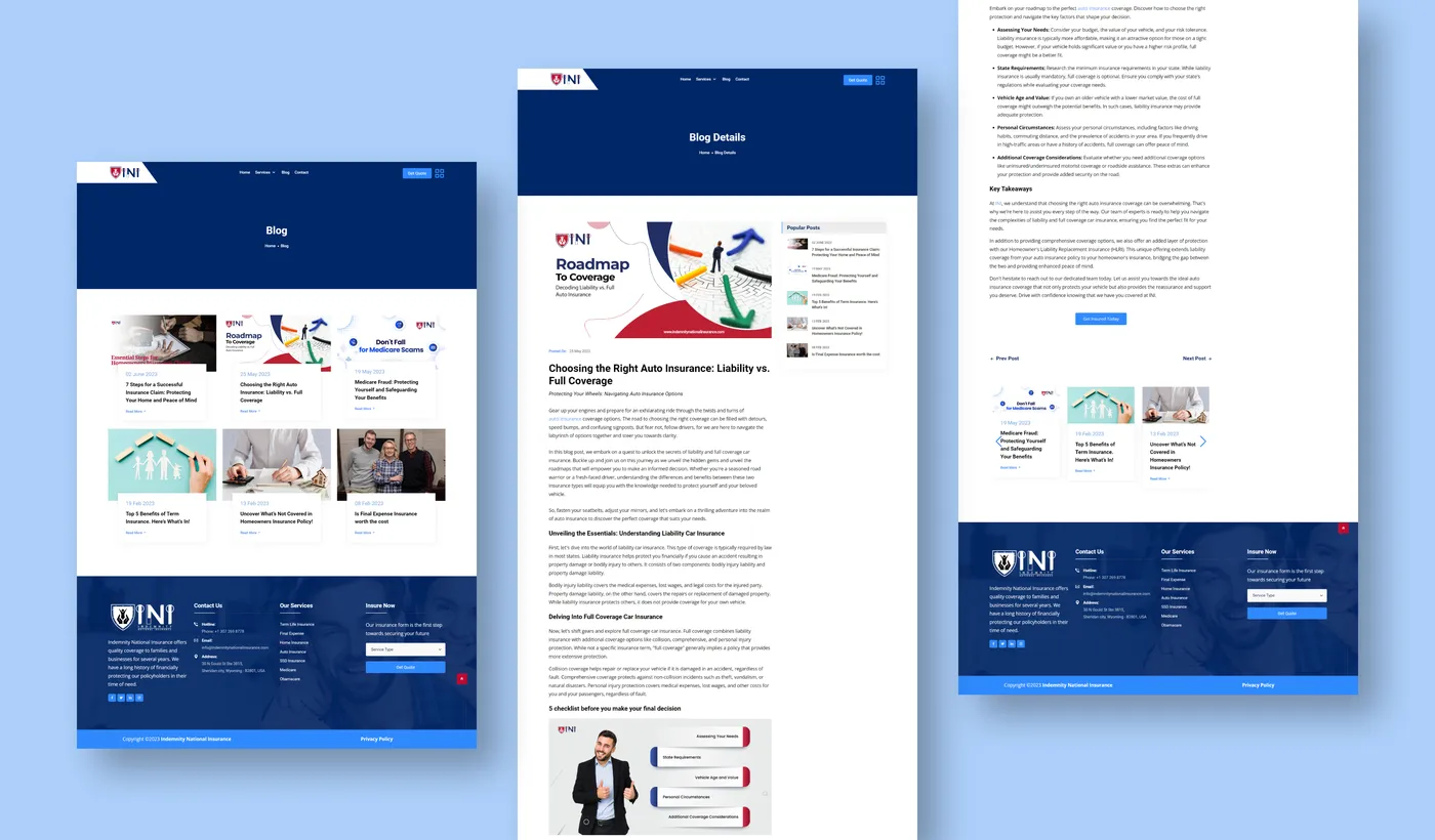 INI Website screenshot 5